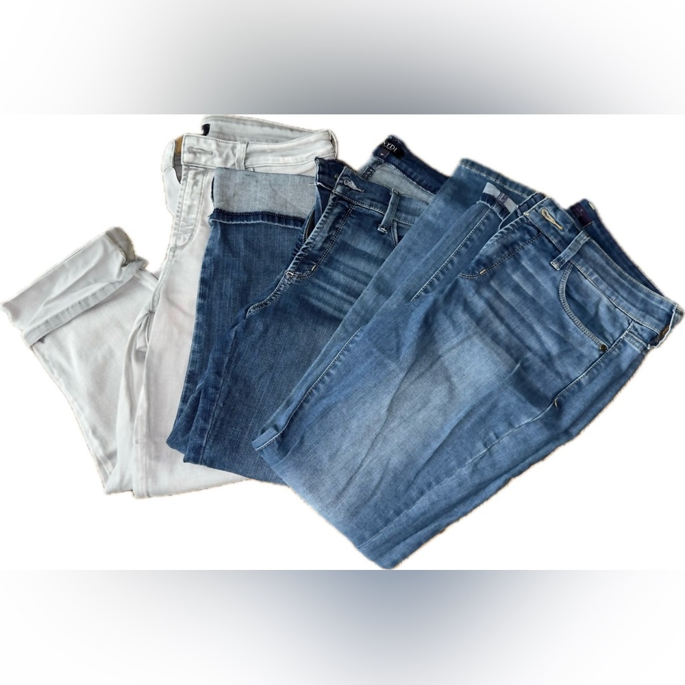 NYDJ Women's Denim Jeans Lot - Blue and White